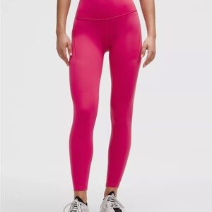 Lululemon Wunder Train High-Rise Tight 25” Pockets SZ 8
